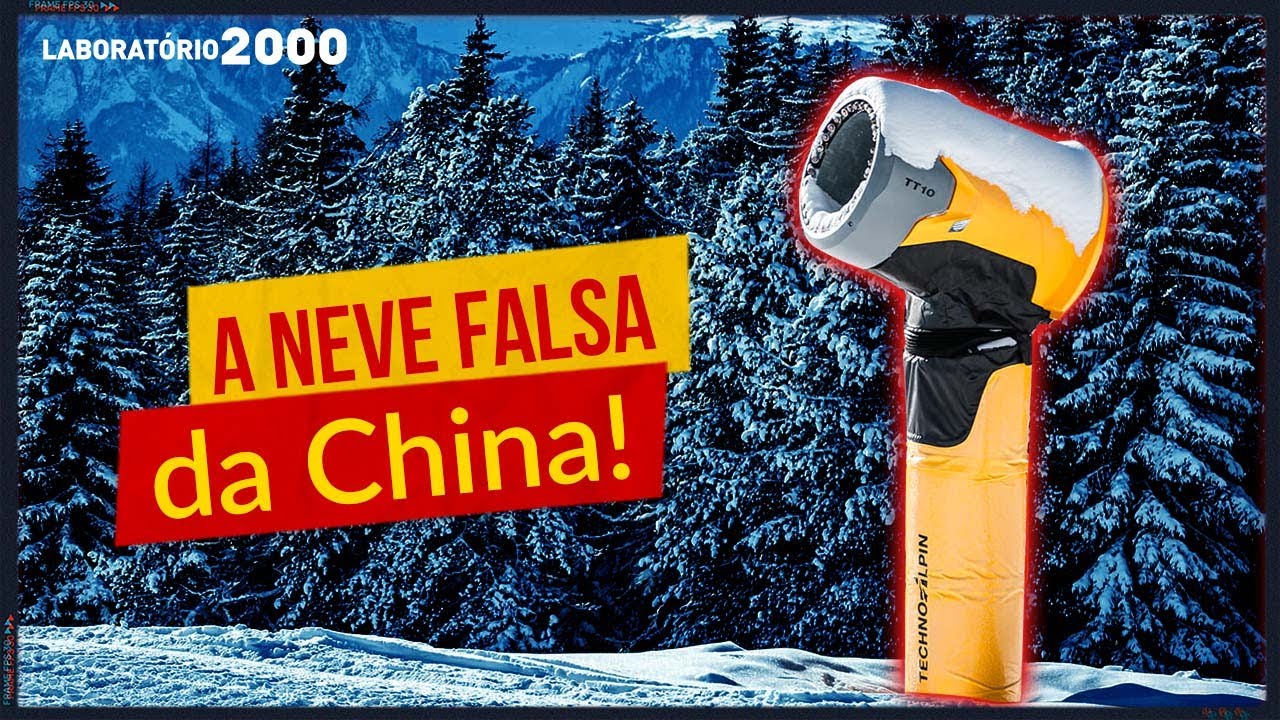 A neve artificial das Olimp&iacute;adas de Inverno na China!