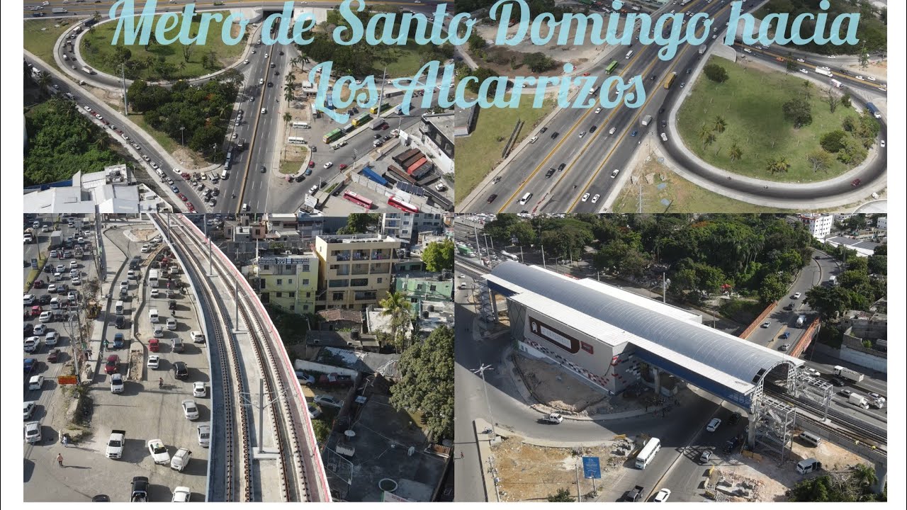 Metro de Santo Domingo hacia Los Alcarrizos a 7 meses de estar abierto al publico.