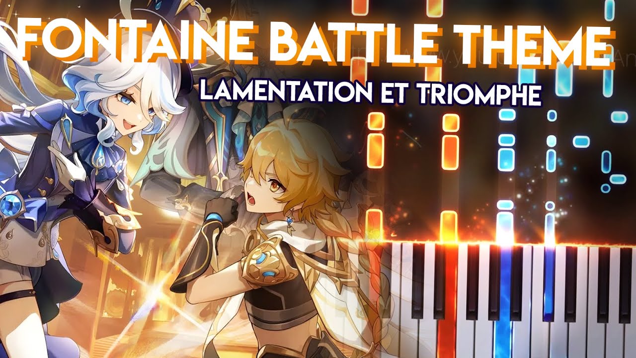 Lamentation Et Triomphe - Genshin Impact: Fontaine Battle Theme | Piano