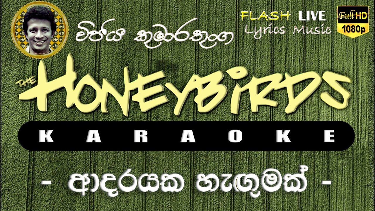 Adarayaka Hangumak Sithehi Karaoke (without voice) ආදරයක හැඟුමක් සිතෙහි කැරෝකේ