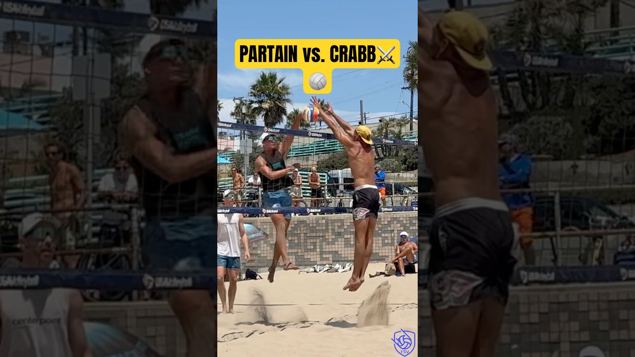 Trevor Crabb vs. MILES Partain😈🏐 #volleyball
