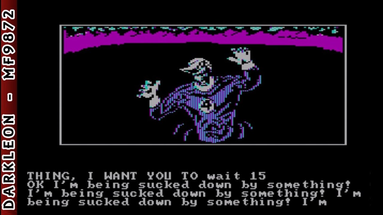 Questprobe Featuring Human Torch and The Thing &copy; 1985 Adventure International - PC DOS - Gameplay