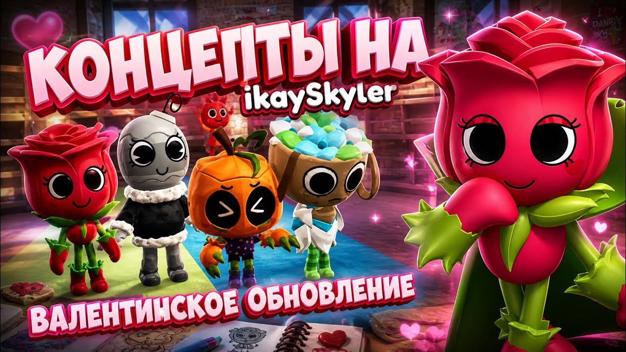 Что могут добавит на валентиское обновление💘| Dandy’s World