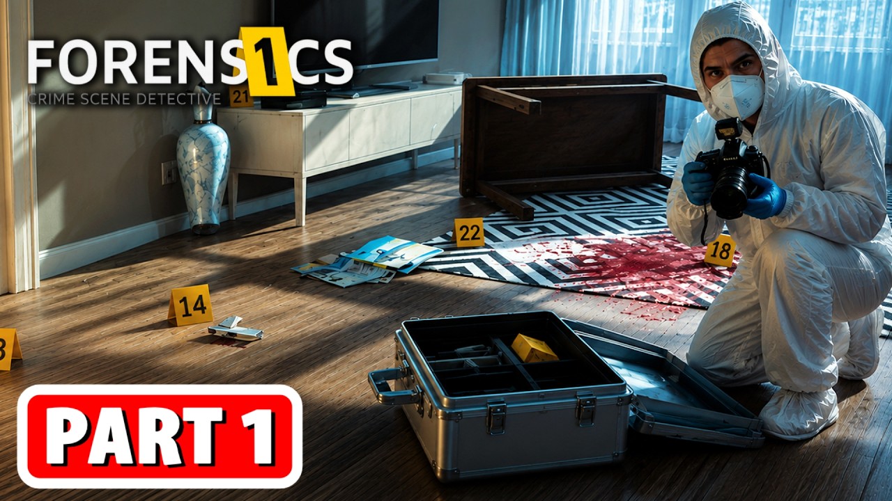 FORENSICS CRIME SCENE DETECTIVE Gameplay Walkthrough Part 1 - FULL GAME DEMO (No Commentary)