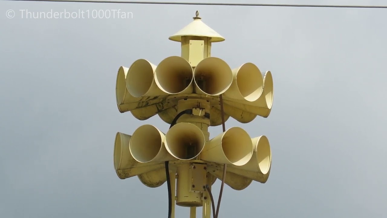 Federal Signal 3T22 Siren Test | Full Attack | Clyde, OH | 8/6/22