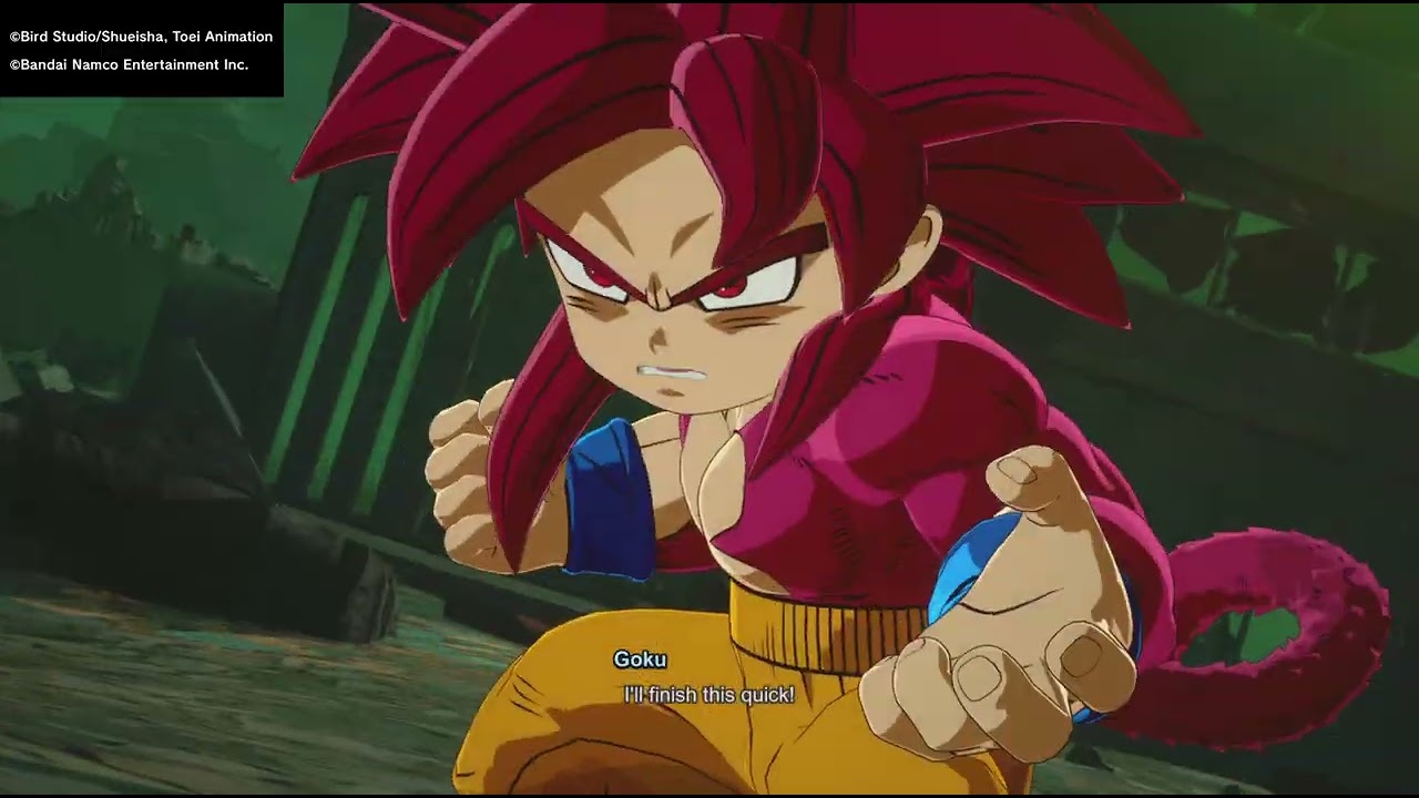 SS4 DAIMA MINI GOKU VS KID BUU & CELL + CHIAOTZU VS CELL JR