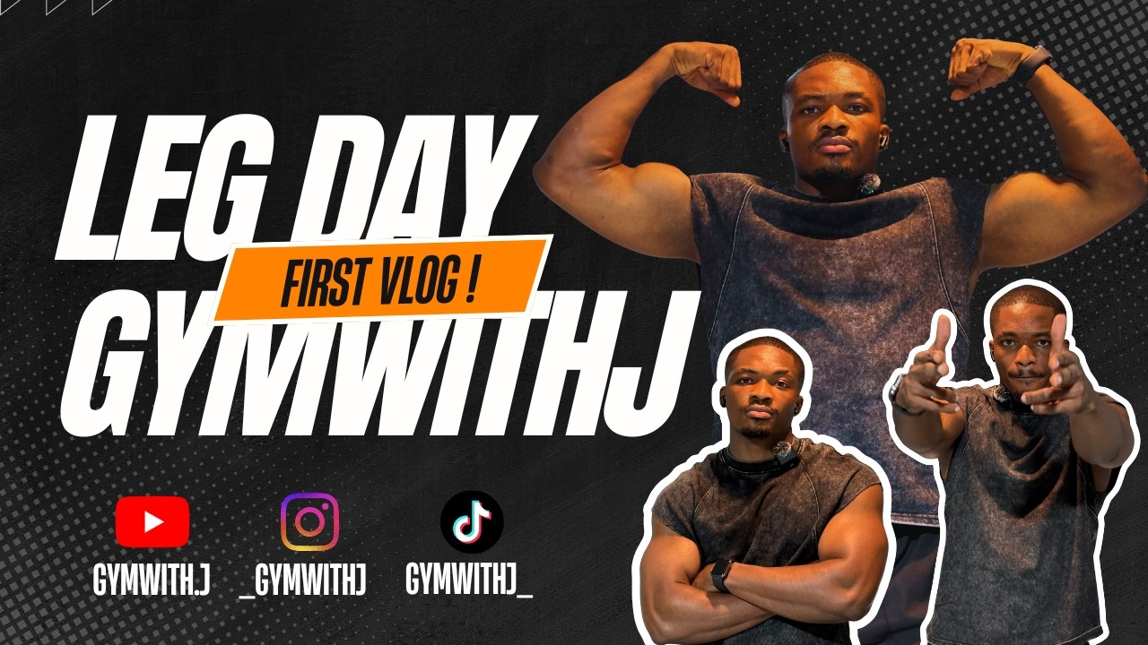 FIRST VLOG ! LEG DAY WITH J !