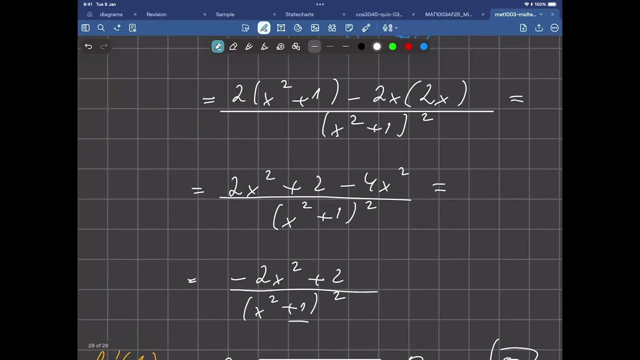 Calculus I – Sample Midterm – Problem 8