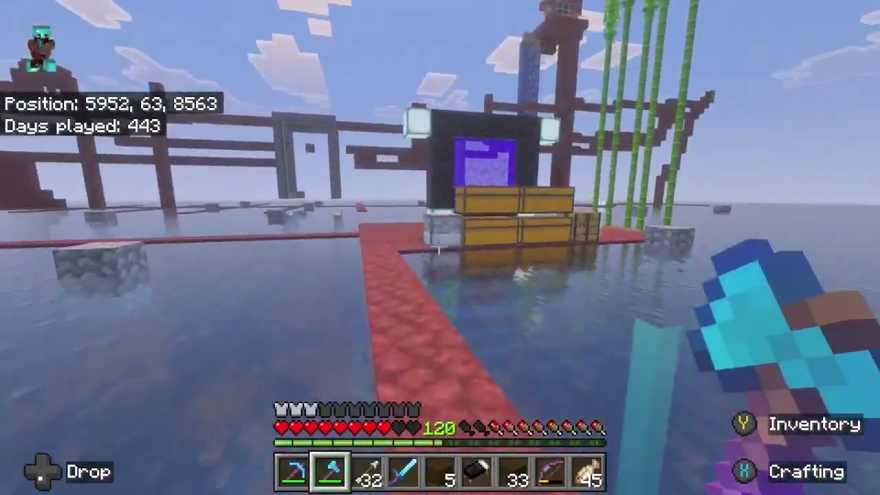 I'm building a Minecraft Forever World - Ancient Debris mining, almost endlessly (Day 450+)