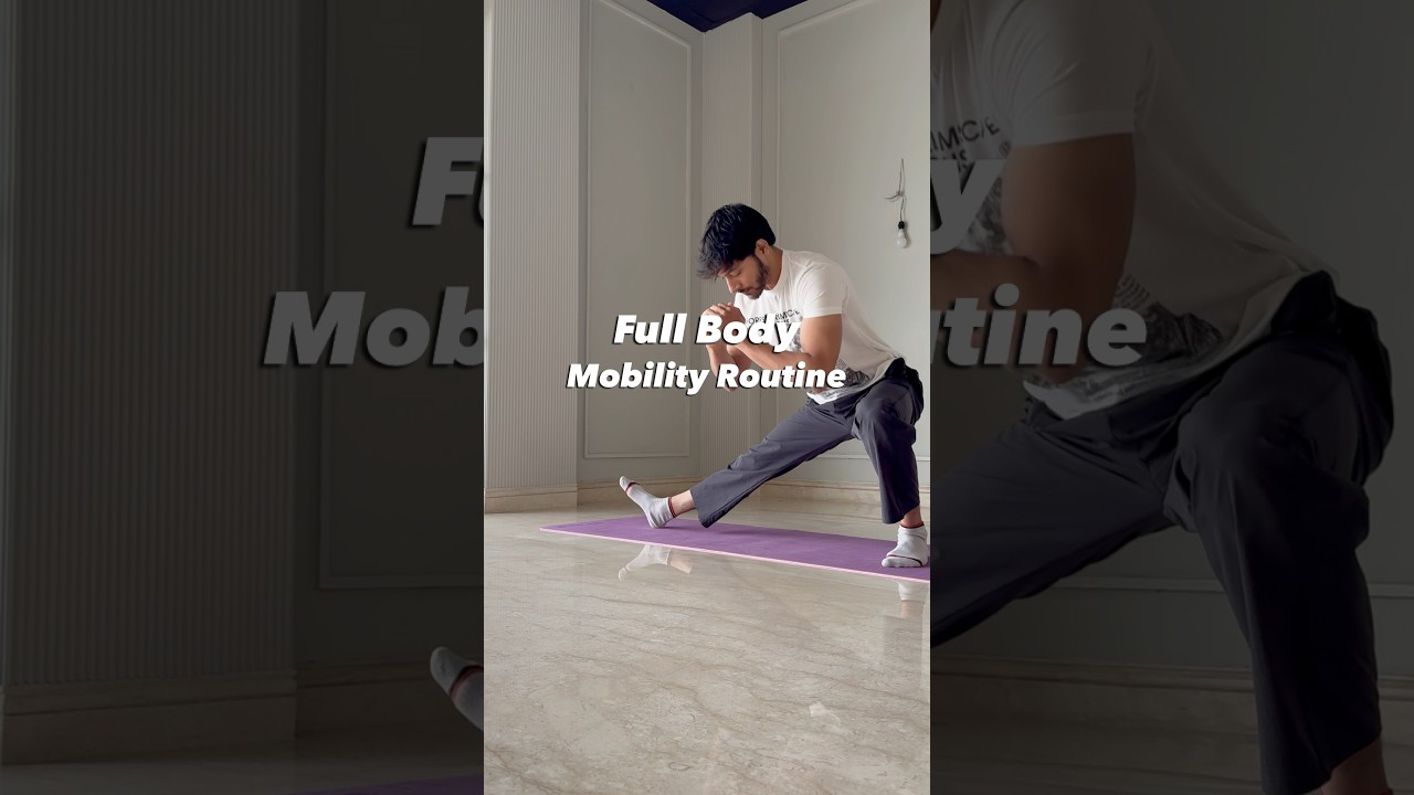 Full Mobility Routine - 5 Mobility Exercises must do everyday #calisthenics #mobility #shorts #yoga