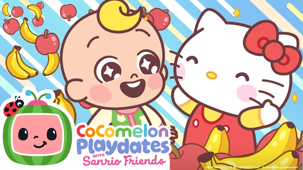 Apples, Bananas & MORE Healthy Treats! 🍎🍌 | Nursery Rhymes & Kids Songs | CoComelon Playdates