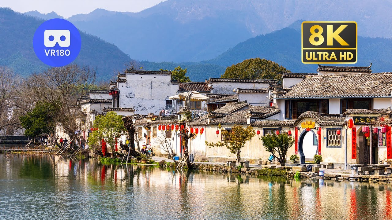 【VR180】Travel China: Anhui Hongcun Village 安徽宏村