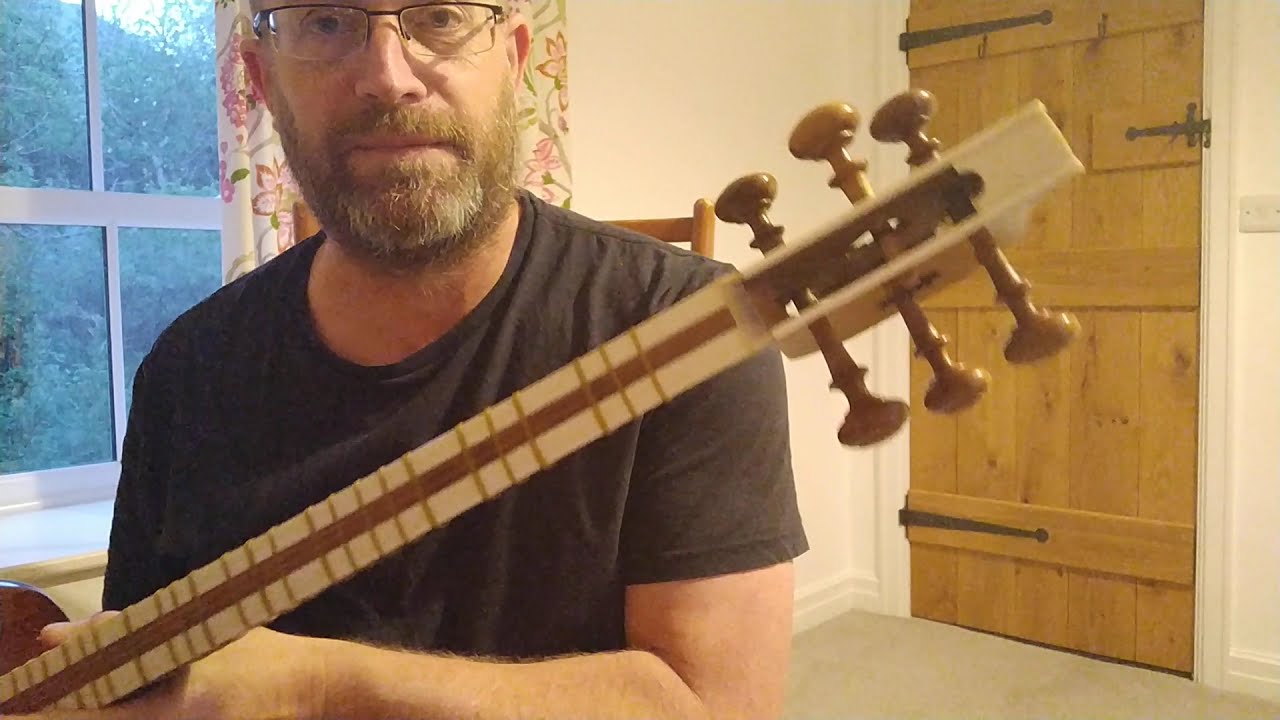 An Iranian Tar. An explanation for banjo players.