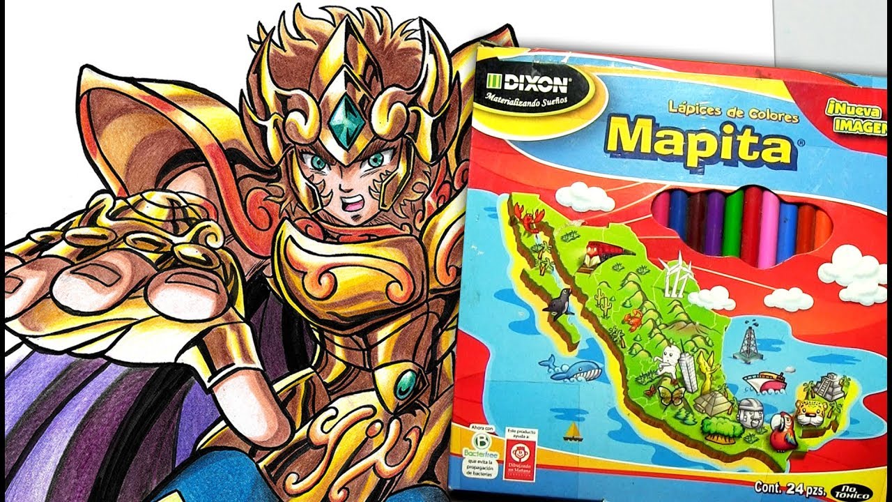 RETO MAPITA | Como dibujar a AIORIA | CABALLEROS DEL ZODIACO | Saint Seiya