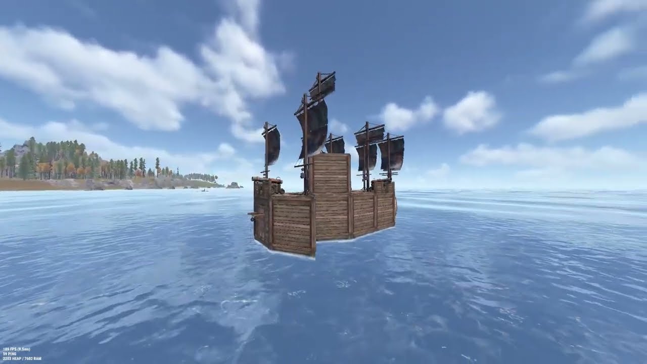 *New* TheFishy 2x2 boat base Rust Naval Update