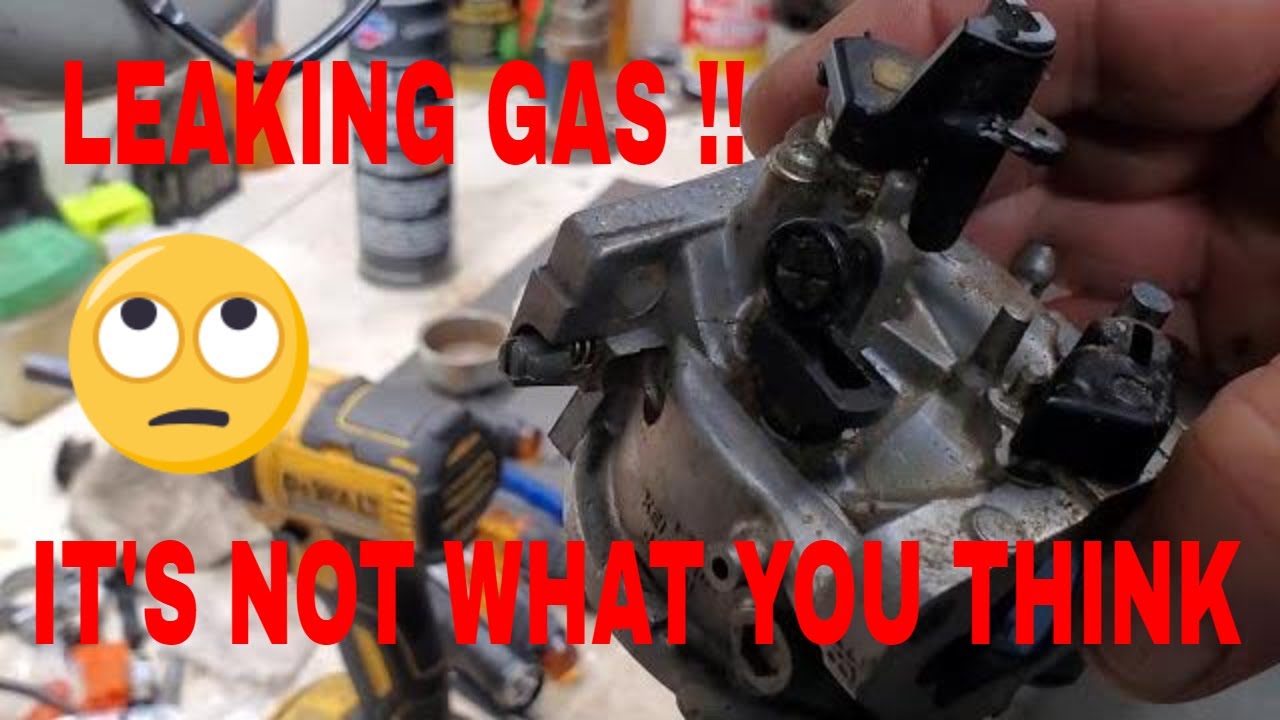 Leaking Gas IT'S NOT WHAT YOU THINK. Not the needle and seat.  North Star Generator with Honda GX390