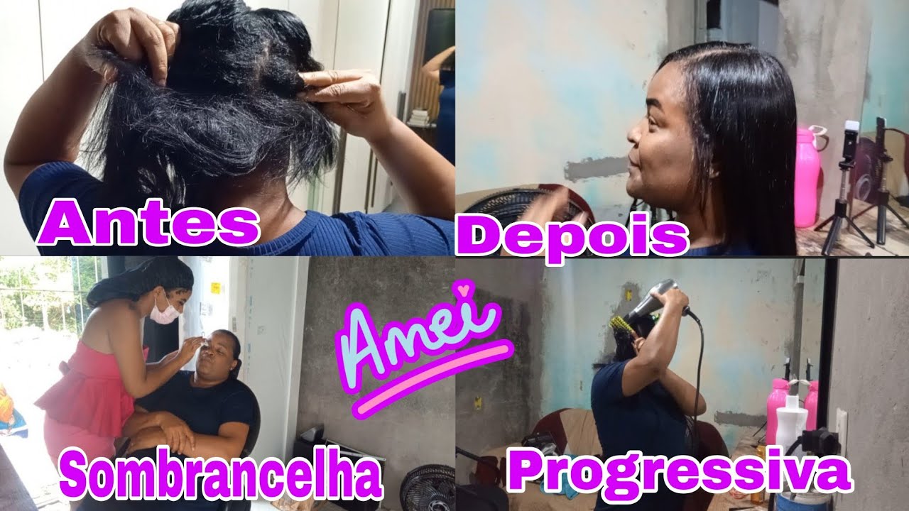 😍Apliquei Progressiva Em Casa | Fiz Sobremesa  😋