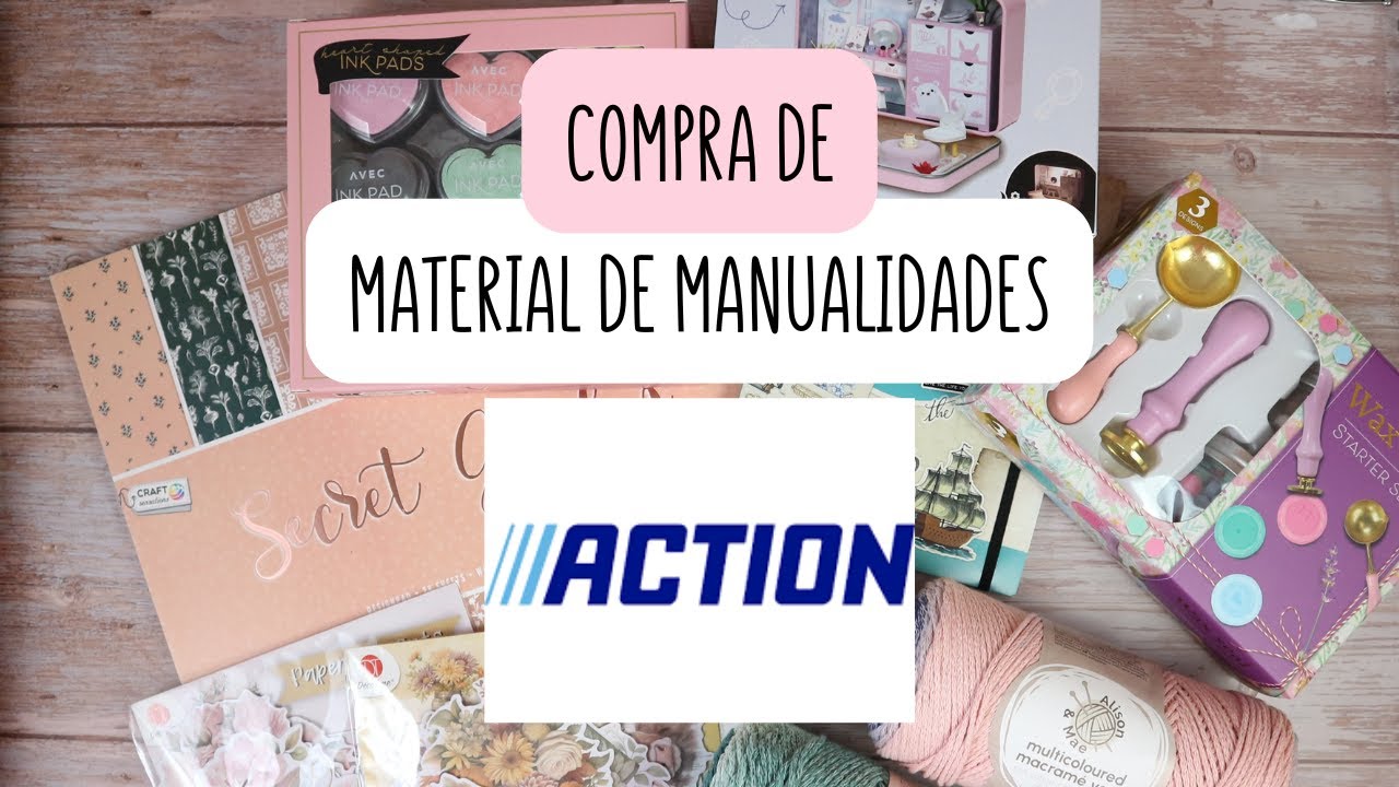 Compra de material de manualidades en Action