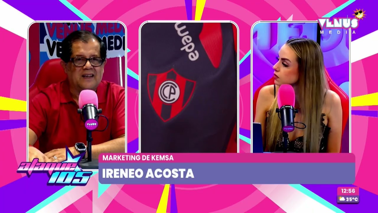 KEMSA presenta la nueva camiseta oficial de Cerro Porteño