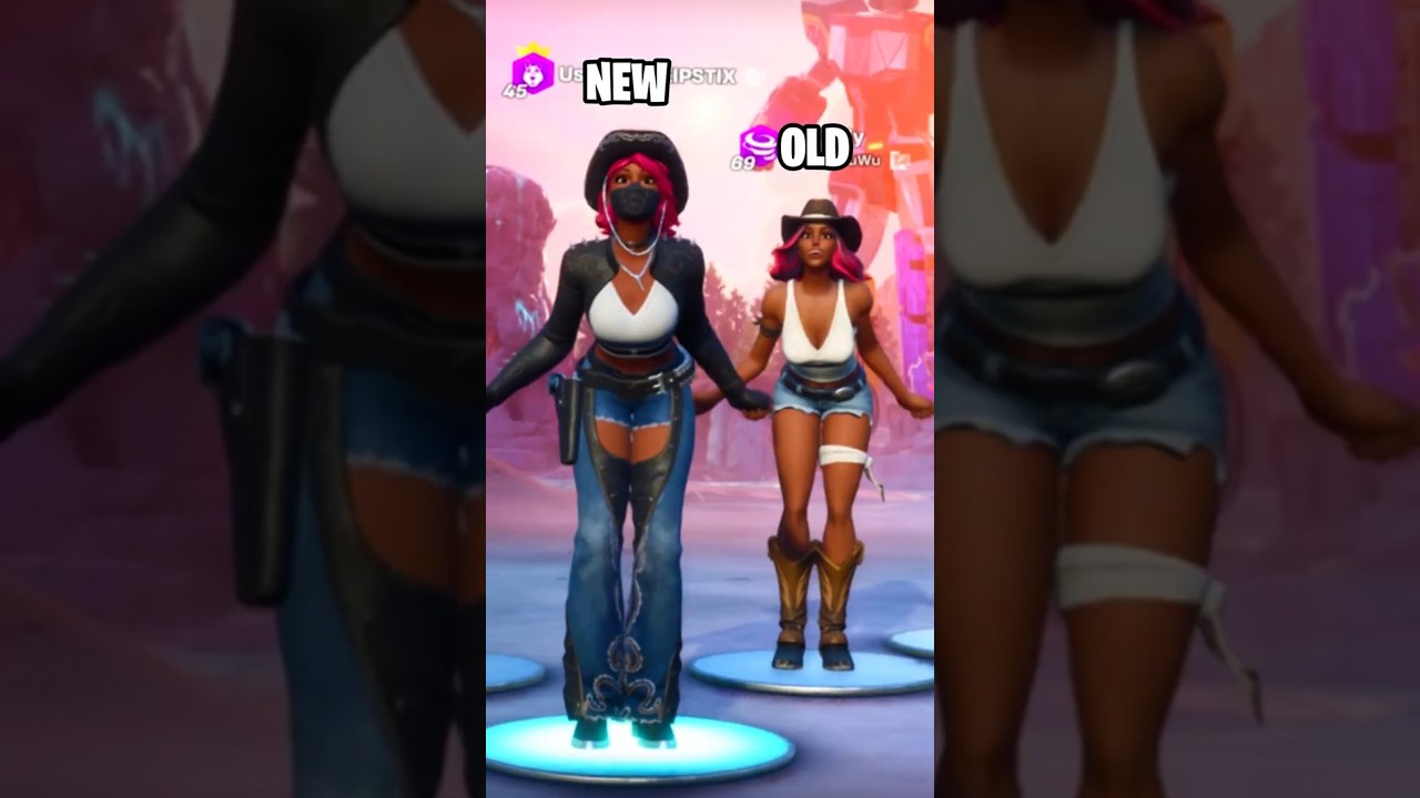 NEW Vs OLD Skins 🥺