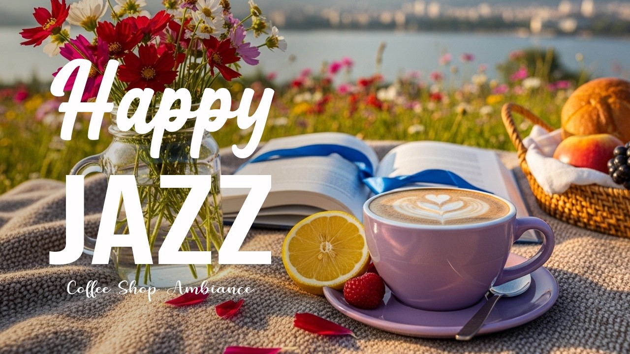 Happy Jazz ☕ Coffee Shop Ambiance - Elegant Bossa Nova Instrumental for Relaxation.