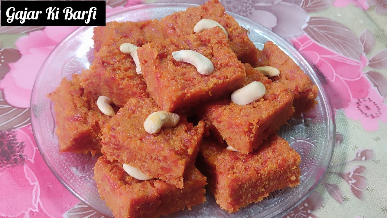 Gajar ki Barfi Recipe | Sweet Recipe | How To Make Carrot Barfi Recipe 