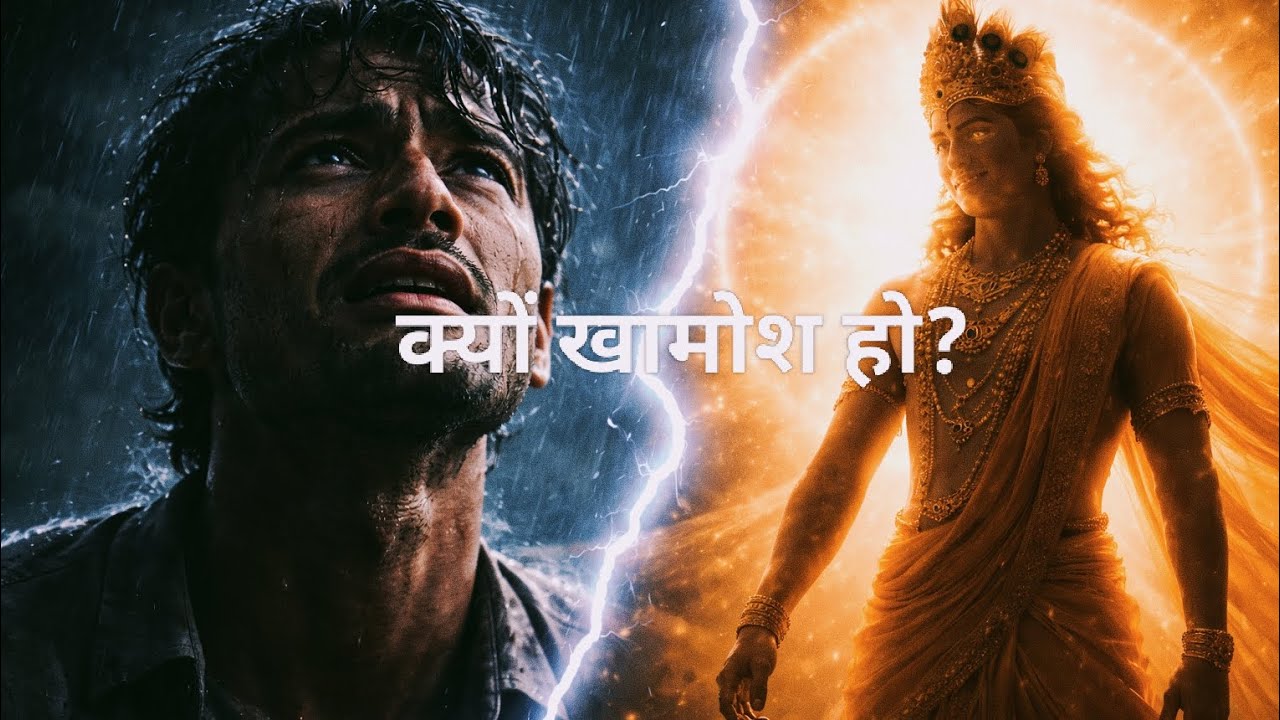 जब कृष्ण खामोश हों… समझो परीक्षा शुरू 🌿 | Silence of Krishna Explained