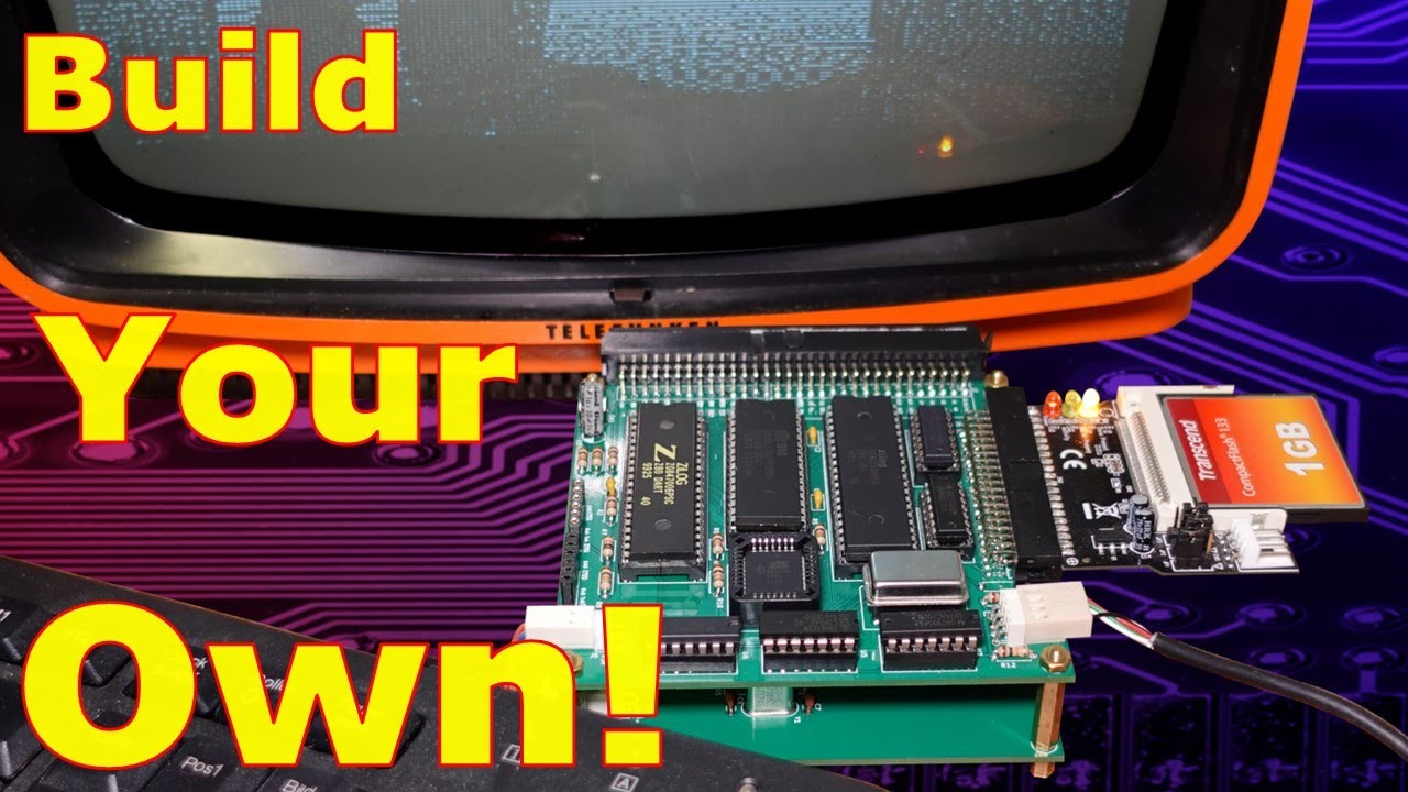 Соберите свой собственный домашний компьютер Z80 RETRO!