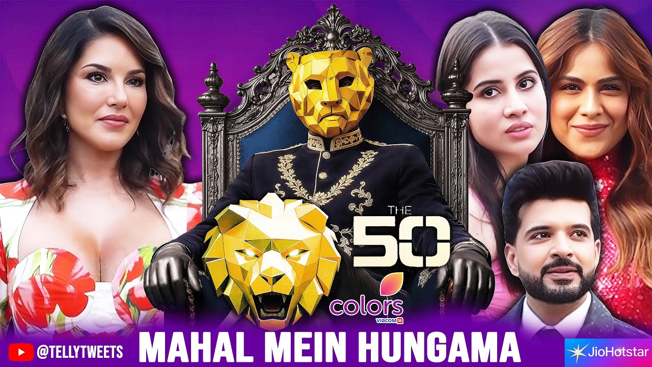 MAHAL MEIN HUNGAMA! 🦁 Urfi & Nia's Shocking Entry as Mischief Makers! 😱 Sunny Reaction! at 'The 50'