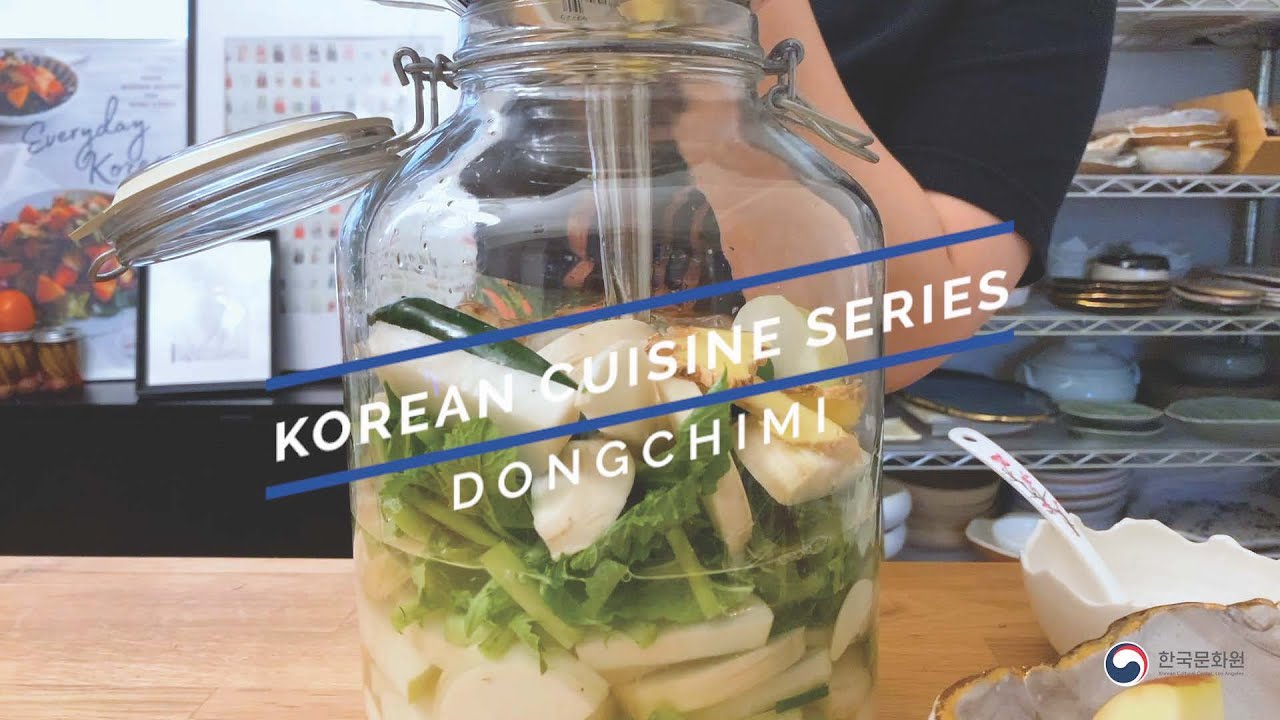 Korean cuisine series _ Dongchimi