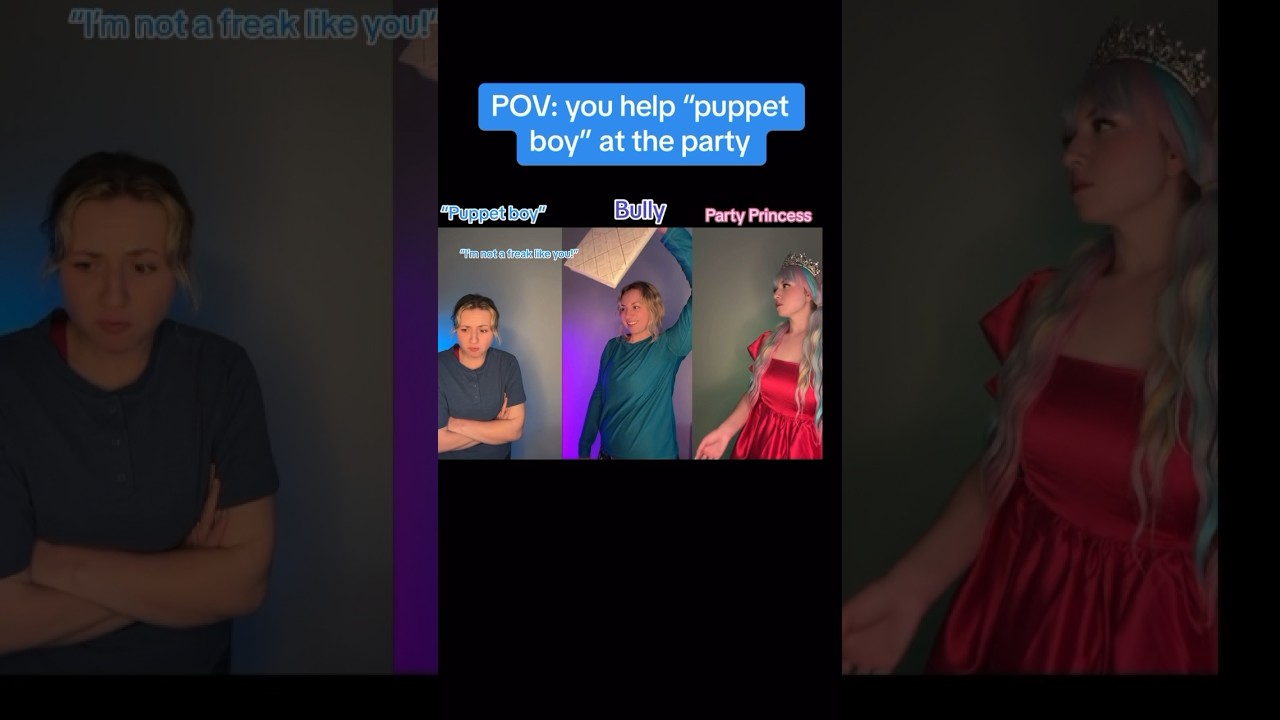 POV: you help &ldquo;puppet boy&rdquo; at the party #pov #actor #shorts