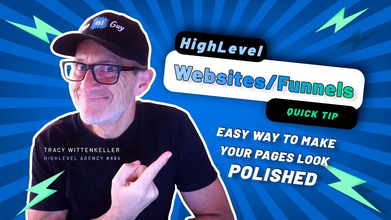 Here's an easy way to make your HighLevel websites and funnels look polished and professional!