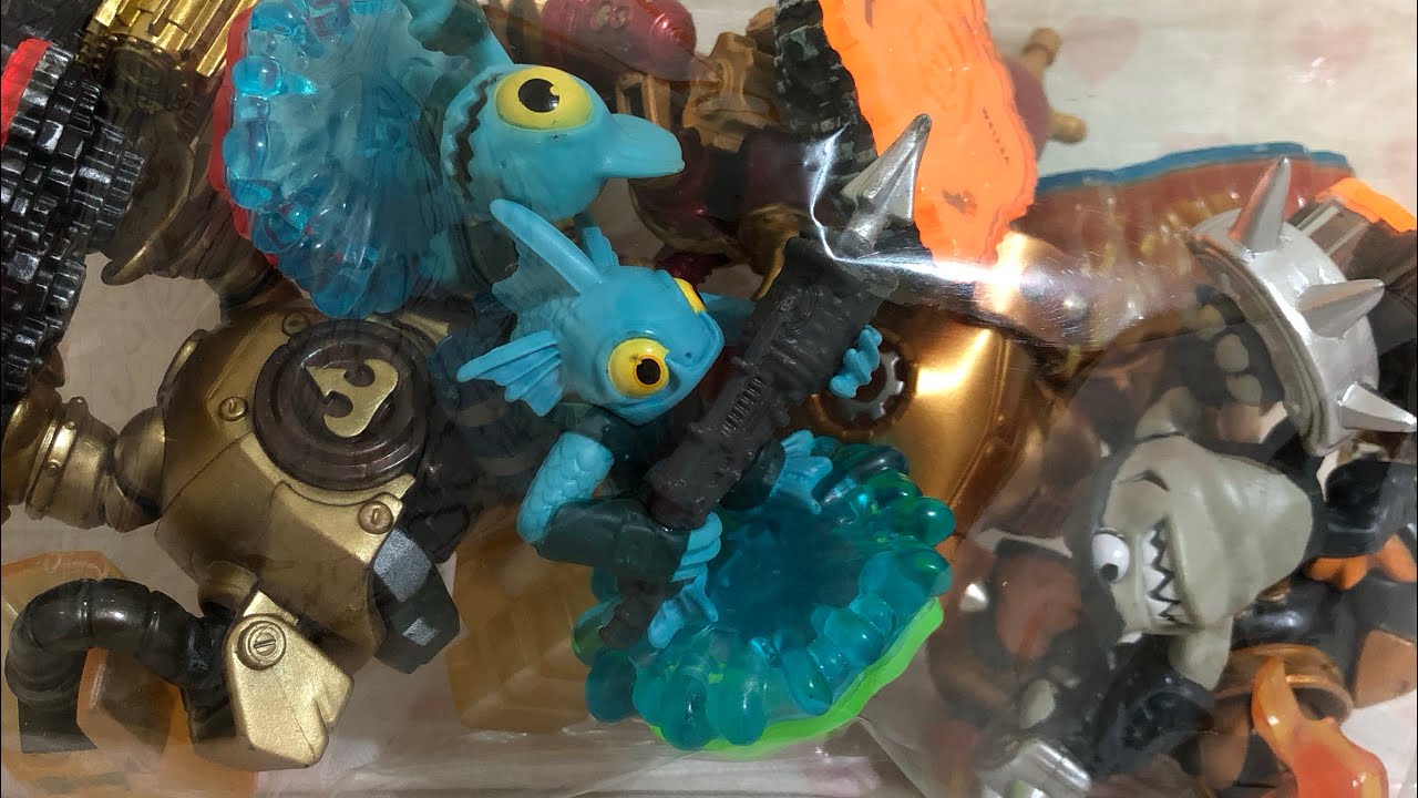 Skylanders Figures lot1 ASMR unboxing ASMR