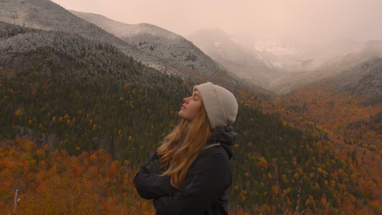 singing some Lumineers in the mountains