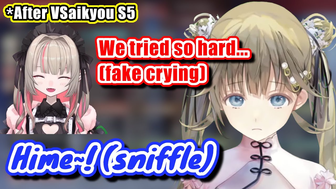 Ririmu Makes Lisa Cry For Real With Her Crocodile Tears [VSPO/Nijisanji]