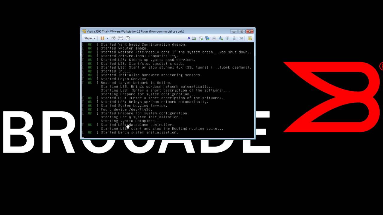 Как установить пробную версию Brocade Vyatta vRouter 5600
