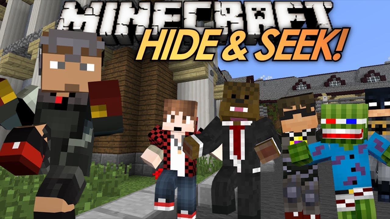 Minecraft Mini Game: Hide & Seek! ULTIMATE STANDING w/ Sky, Mitch, Jerome, Bash, & Ryan