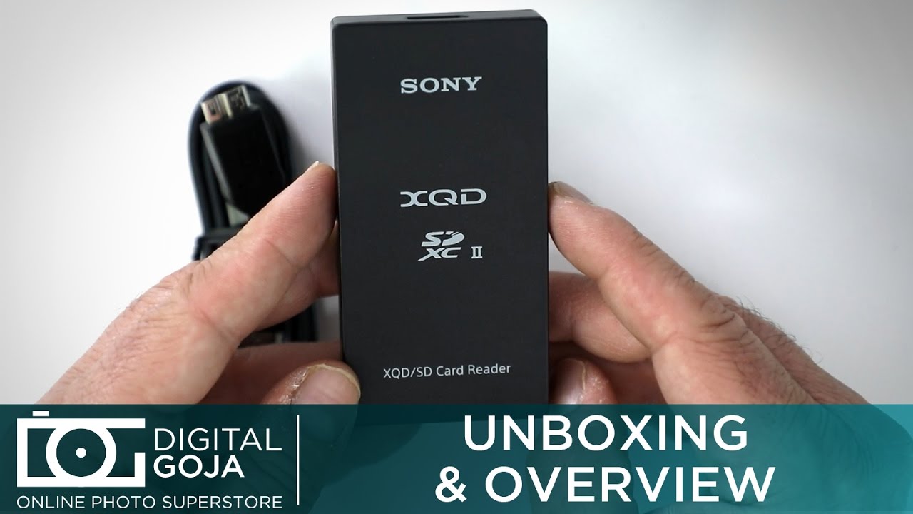 Sony XQD / SD Memory Card Reader MRW-E90 | Unboxing & Overview