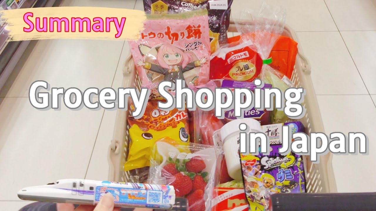 Summary🛒Japan Grocery Shopping Highlights - Jan & Feb💱 With Prices