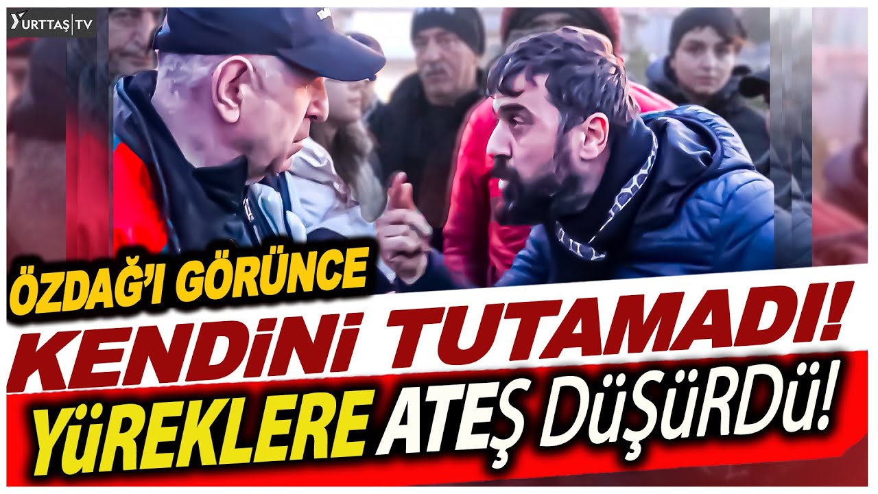 Ümit Özdağ'ı gören depremzede kendini tutamadı! Sözleri yüreklere ateş düşürdü!
