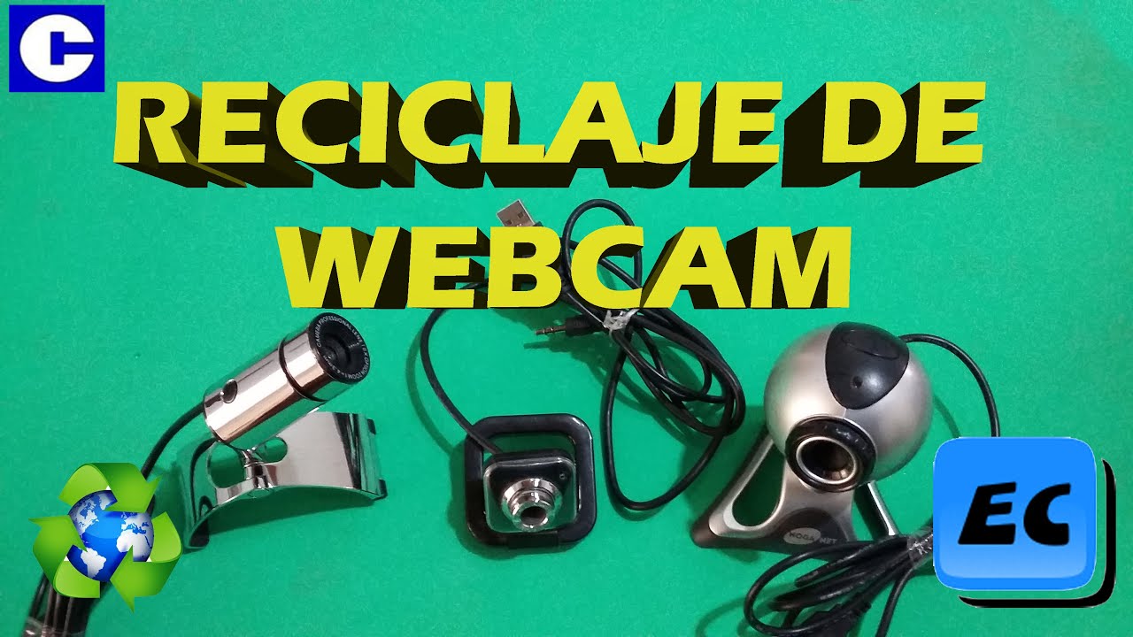 Que podemos hacer con una camara web vieja o rota.  Reciclaje