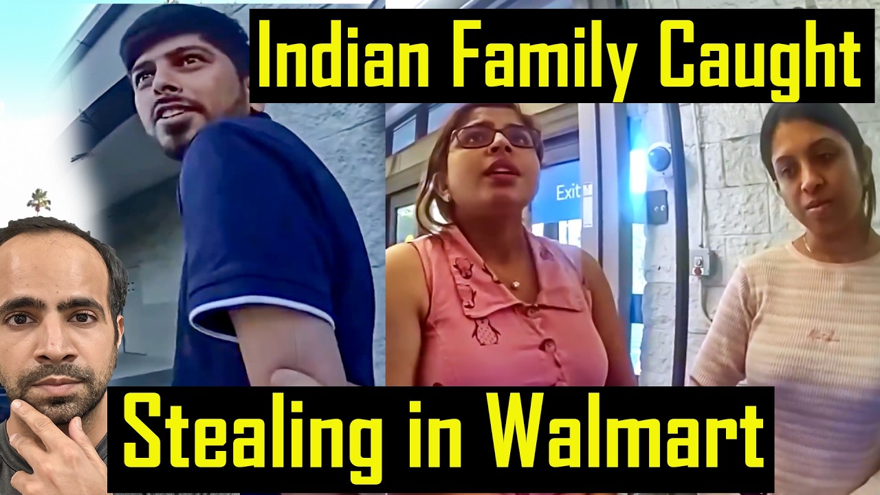 Indian Husband, Wife and Sister Caught STEALING in America | Reupload