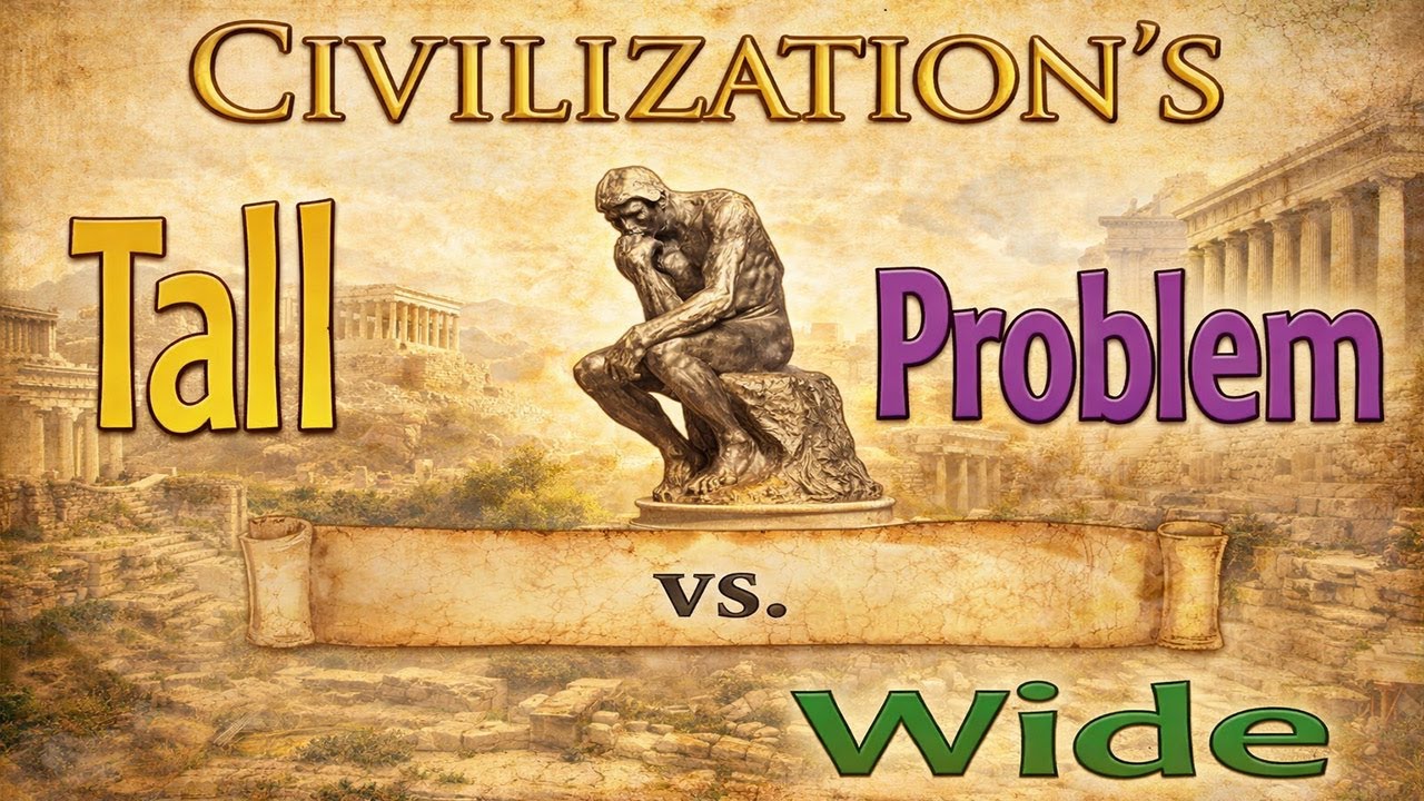 Civilization's Tall Versus Wide Problem