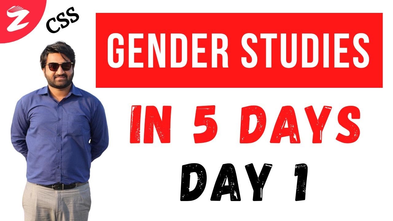 CSS Gender Studies Crash Course Lecture 1 | Waqas NAwaz |