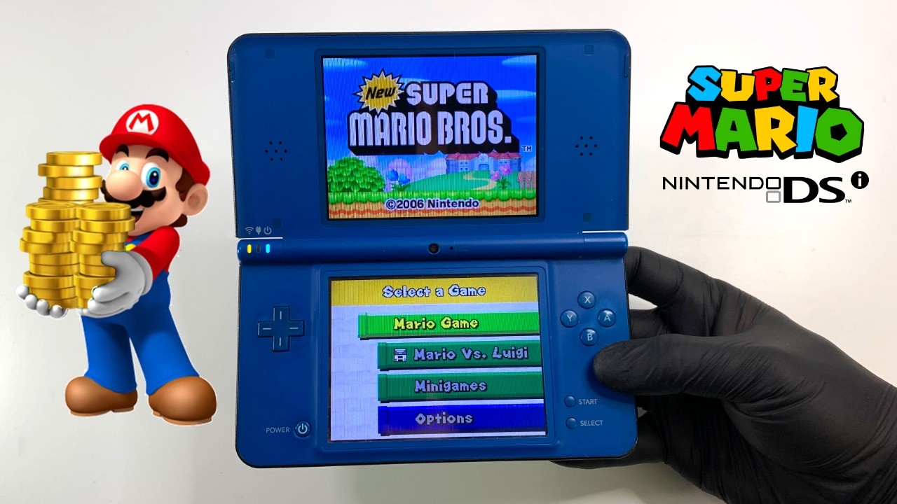 All Mario Games on My Nintendo DSi XL