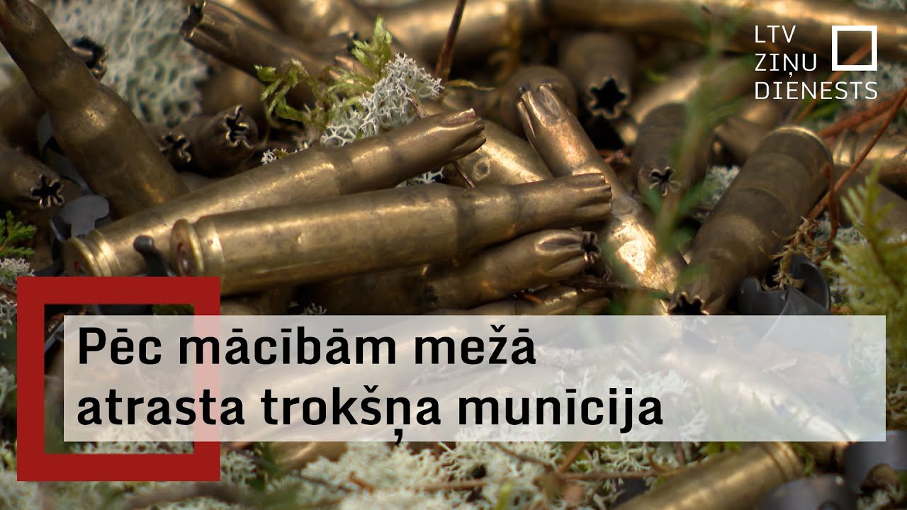Pēc militārajām mācībām mežā Ropažu novadā atrasta trokšņa munīcija