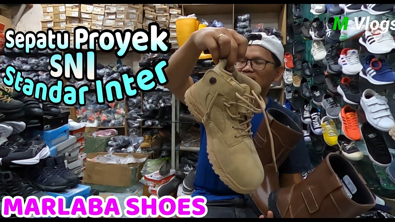 Sepatu proyek SNI standar internasional harga murah di marlaba shoes