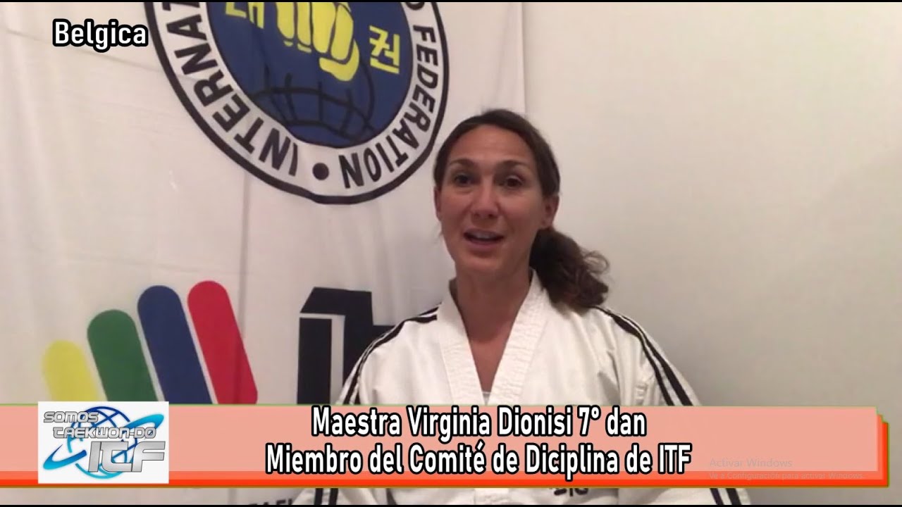 Maestra Virginia Dionisi: El Taekwon-Do ITF en Belgica