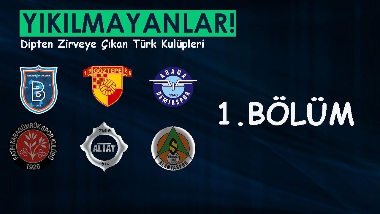 En Dipten En Zirveye Çıkan Türk Kulüpleri| 1.BÖLÜM