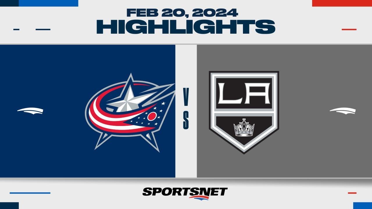 NHL Highlights | Blue Jackets vs. Kings - February 20, 2024